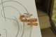 Серьги каффы Xuping Jewelry Змея на ушной хрящ 1,5 см золотистые - изображение 1