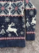 Свитер детский Family Deer теплый с высоким горлом 7-8 лет 122-127 рост синий (26598) - изображение 3