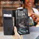 Чехол книжка Caseme с магнитом для iPhone 17 Pro Max черный бумажник - изображение 8