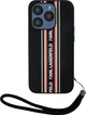 Панель Karl Lagerfeld Saffiano Athleisure Stripes Cord для Apple iPhone 15 Pro Max Black/Red (3666339254636) - зображення 1
