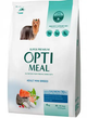 Сухой корм для собак малых пород с лососем OPTIMEAL 4 кг - изображение 1