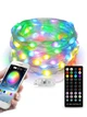 Умная светодиодная LED гирлянда RGB 3 м / 30 LED, уличная и интерьерная, Bluetooth App Control + пульт ДУ + USB‑питание, мультицвет (9028124217) - изображение 1