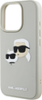 Etui plecki Karl Lagerfeld HC 3D Rubber Double Heads do Apple iPhone 16 Pro Beige (3666339402365) - obraz 6