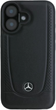 Etui Mercedes Leather Urban do Apple iPhone 16 Black (MEHCP16SARMBK) - obraz 3