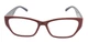 Готовые женские очки для зрения Onelook 068 бордовый с диоптриями +3.75 - изображение 2