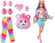 Кукла Barbie Cutie Reveal Care Bears Mini Bear - Барби в плюшевом в костюме Медвежонка Вместе серия 2 с мини-медвежонком (JFV60) - Игровой набор Mattel - изображение 3