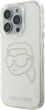 Etui Karl Lagerfeld IML Rhinestones Karl Head do Apple iPhone 16 Pro Max Transparent (KLHCP16XHKHDCELT) - obraz 2