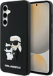Etui Karl Lagerfeld 3D Rubber Karl&Choupette do Samsung Galaxy S24 FE Black (KLHCS24FE3DRKCNK) - obraz 1