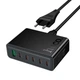 Зарядний пристрій Hoco C152A 70W USB/5хType-C PD підходить для ноутбука Black - зображення 2