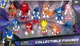 Мега-набор фигурок Super Sonic – 11 легендарных героев Соника (6–9 см) | Коллекционный бокс - изображение 1