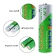 Аккумулятор PKCELL 2600 mAh NiMh AA 1.2В Rechargeable Battery - изображение 2
