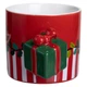 Чашка фарфоровая новогодняя Merry Christmas 400 (мл) Красная Yiwu FM-CS-49R - изображение 2