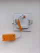 Светильник светодиодный встраиваемый 90мм 3вт 3W 220V 4000К белый нейтральный квадрат - изображение 6