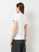 Футболка бавовняна жіноча Guess Ss Cn Mini Triangle Tee W2YI44-J1314-G011 M Біла (7622078608402) - зображення 2