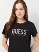 Футболка хлопковая женская Guess W5RI19-I3Z14-JBLK M Jet Black A996 (7626741380565) - изображение 4