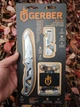 Подарочный комбо набор GERBER Paraframe Combo: ніж Paraframe, мультитул Mullet, картхолдер Barbill, 13 в 1м - изображение 2