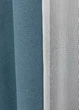 Комплект штор VR-Textil 100% блэкаут ASHEN NIGHT 200х270 2шт и Тюль 500х270 1852ш-1153т синий с белым 71-093/6 - изображение 6