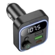 FM трансмітер HOCO Tiger Bluetooth для автомобіля 2 USB і Type-C 20W PD QC швидке заряджання (E85) - зображення 3
