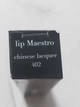 Матовий блиск помада для губ Giorgio Armani Lip Maestro intense velvet color 402 Chinese Lacquer, 6.5 мл - изображение 3