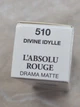 Помада для губ с матовым финишем lancome l'absolu rouge drama matte 510 divine idylle. объем 3.4 g. тестер - изображение 8