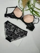 Комплект білизни з мереживом Lormar Romantic 75B чорний - изображение 4