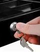 Металлическая касса сейф для денег Malatec 30×24×9 см с замком и ключом - изображение 3