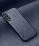 Шкіряний чохол XnE Samsung Galaxy S25 FE S731 з металевою вставкою Blue (43383-28) - зображення 1