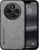 Шкіряний чохол XnE Redmi 14C з металевою вставкою Grey (38920-33) - зображення 2