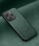 Кожаный чехол XnE Xiaomi Redmi Note 14 (версия Global) с металлической вставкой Green (41238-08) - изображение 1