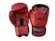 Перчатки бокс Lev Sport Venum стрейч красные 10oz - изображение 2
