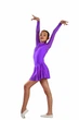 Бейсик для бальных танцев Dance&Sport 9306 бифлекс L/128-134 Фиолетовый - изображение 3