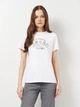 Футболка хлопковая женская Guess V5RI06-I3Z14-G011 M Pure White (7626741034017) - изображение 1