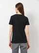 Футболка хлопковая женская Guess V5RI06-I3Z14-JBLK S Jet Black A996 (7626741034123) - изображение 2