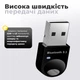 Bluetooth адаптер 5.3 для комп'ютера ноубука навушників USB бездротовий адаптер для бездротових пристроїв Dual-mode Kayfovo PA23 Black - зображення 3