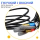 Магнітний кабель для заряджання телефону 3 в 1 магнітна зарядка для iphone Magnetic Lightning MicroUSB Type C 1M - зображення 8