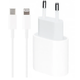 Комплект быстрой зарядки для Apple iPhone, сетевое зарядное устройство 20W USB-C Power Adapter (Type-C) и кабель зарядки USB-C to Lightning A2347 - изображение 6