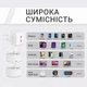 Быстрая зарядка для айфон комплект быстрой зарядки для Apple iPhone iPad Блок 35 Вт USB-C + 2 Кабеля зарядки USB-C to Lightning 1М Kayfovo B35C11 - изображение 2