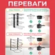 Подставка для кастрюль крышек сковородок универсальный регулируемый металлический органайзер посуды для кухни Kayfovo KS - 83 - изображение 2