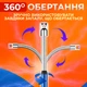 Зажигалка кухонная гибкая импульсная электрическая для свечей кухни плиты духовки розжига заряжаемая от USB провода универсальная зажигалка для газовой плиты Kayfovo BLU - 23 - изображение 2