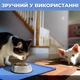 Коврик под миску нескользящий силиконовый с приподнятыми краями коврик-подставка водонепроницаемый синий Kayfovo DK-BE2 - изображение 4