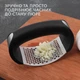 Пресс для чеснока ручной Чеснокодавка тёрка пресс для чеснока, имбиря, специй, орехов Измельчитель Kayfovo ON-1 Black - изображение 5