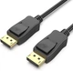 Кабель для ноутбука DP to DP Адаптер DisplayPort to DP Black 4Kx2K перехідник для монітора 1.8 м Kayfovo M-35 - зображення 1