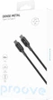 Кабель Proove Dense Metal USB to Type-C 3A 2 м Black (643590001) - зображення 5