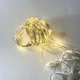 Гирлянда-штора LED светодиодная с крючками и пультом 2,9x2 м, новогодняя декоративная гирлянда с 8 режимами и USB питанием для дома, окон и праздничного оформления, теплый желтый свет, WL-16 - изображение 2