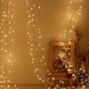Светодиодная гирлянда Lesko 702623591322 теплый свет 3м 100 led USB с пультом декоративные украшение - изображение 1