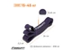 Резина для тренировок EasyFit 15–45 кг Фиолетовая фитнес петля для подтягиваний и зала - изображение 6