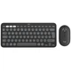 Комплект (клавіатура, миша) бездротовий Logitech Pebble 2 Combo for Mac Graphite (920-012244) Чорний 30461 - изображение 1