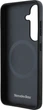 Панель Mercedes Leather Horizontal Debossed Curves MagSafe для Samsung Galaxy S25 Black (3666339424008) - зображення 5