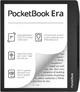 Электронная книга 7" PocketBook Era PB700 / 16ГБ / Linux / Wi-Fi / Bluetooth / Сенсорный E-Ink Carta экран (1680 × 1264) / Настраиваемая яркость / Влагозащищенность IPX8 / Динамики / До 4 недель работы от батареи / Серый b3 - изображение 1