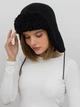 Шапка женская VILSS Inverno Cashmere Ram VLU-2502-98-17 55-58 Черная - изображение 3